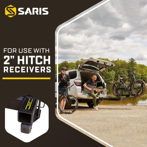 Saris Swing Away Accessory, 2" Hitch Tire Carrier Swing Adapter - Black