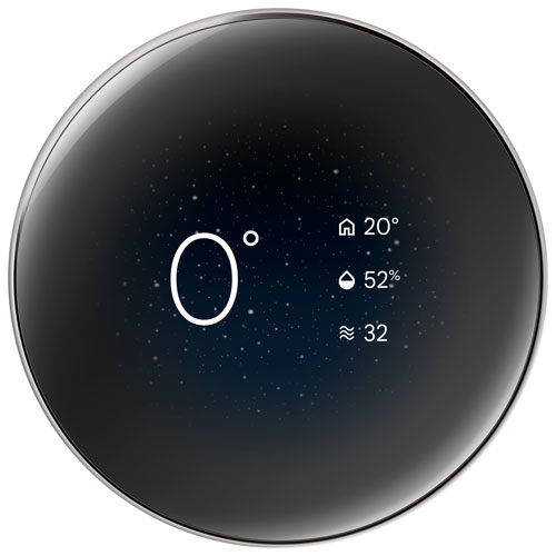 Google Nest Wi-Fi Smart Learning Thermostat - Polished Silver