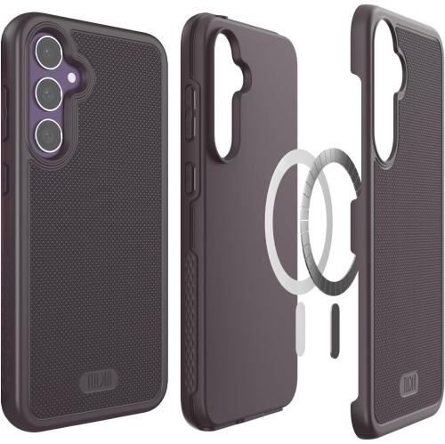 TUDIA MergeGrip Samsung Galaxy S23 FE Case Magsafe Compatible - Dark Purple