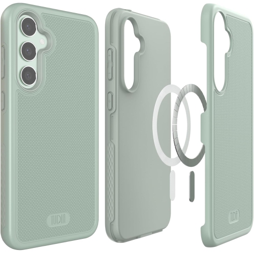 TUDIA MergeGrip Samsung Galaxy S23 FE Case Magsafe Compatible - Green Lily