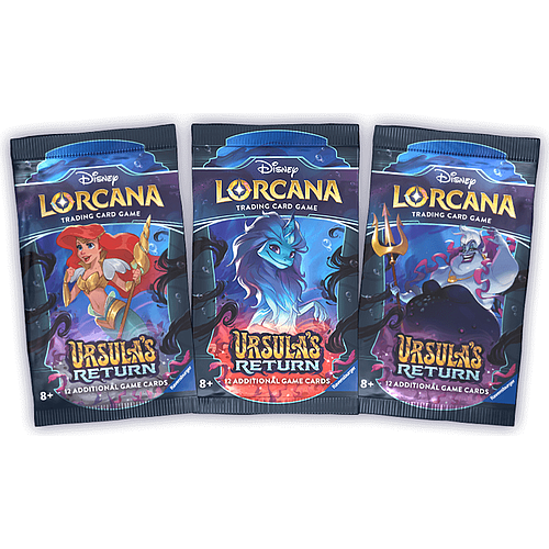 Ravensburger Disney Lorcana Trading Card Game: Ursula's Return Booster Pack 12 Cards