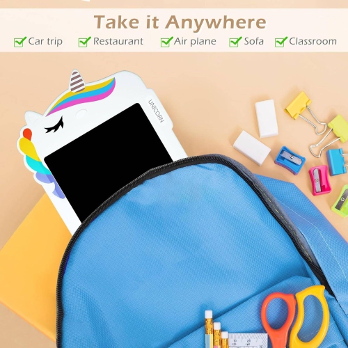 Tablette à dessin ACL, tablette à dessin pour enfants jouet à dessin jouet éducatif jouets d'anniversaire pour enfants de 2 -8 ans, blanc