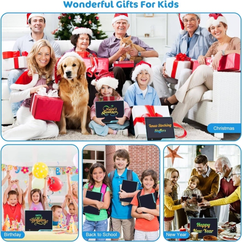 Tablette d’écriture ACL, 16 po rechargeable Doodle Board jouets éducatifs pour tout-petits pour garçons de 2-8 ans, tablette à dessin portable jouets