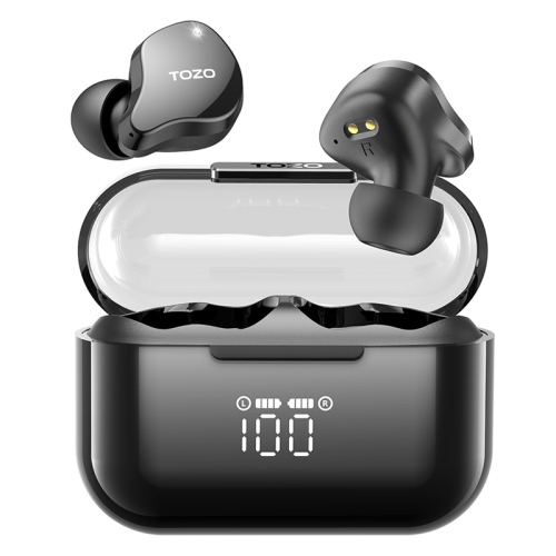 TOZO  T18 Bluetooth 5.3 True Wireless Stereo Earbuds Ipx8 Waterproof In Ear Headset Call Noise Reduction Headphones \w Digital Display And