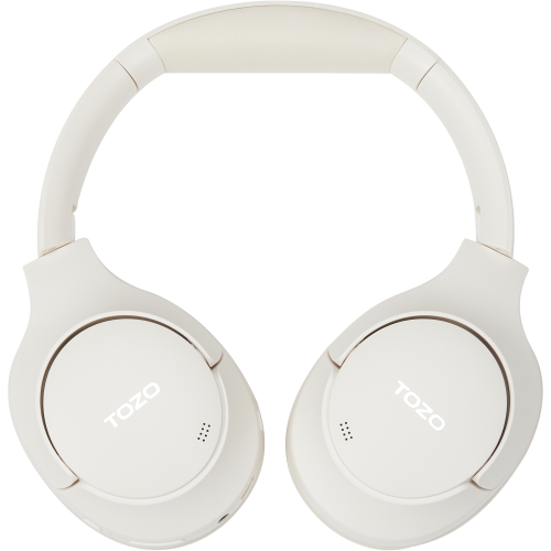 TOZO HT2 Hybrid Active Noise Cancelling Headphones, Wireless Over Ear Bluetooth Headphones, 60H Playtime, Hi-Res Audio Custom EQ via App Deep Bass