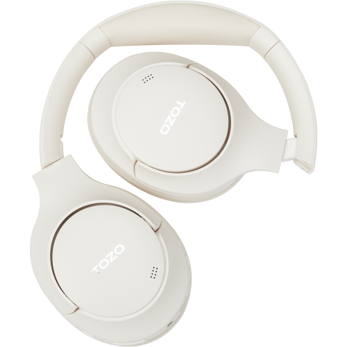 TOZO HT2 Hybrid Active Noise Cancelling Headphones, Wireless Over Ear Bluetooth Headphones, 60H Playtime, Hi-Res Audio Custom EQ via App Deep Bass