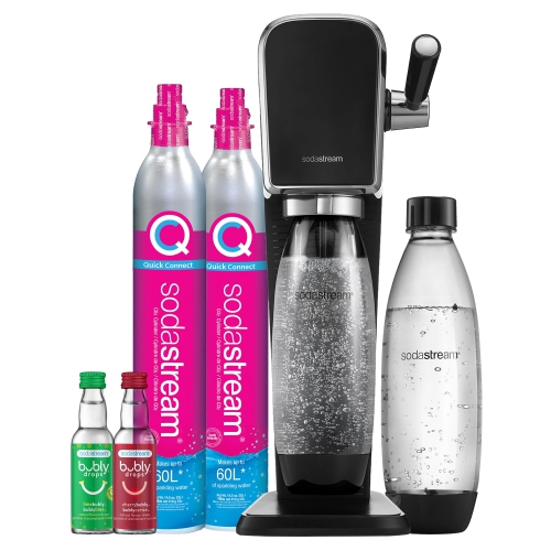 SodaStream Art Sparkling Water Maker Bundle, Black