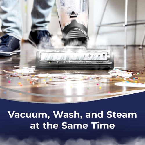 BISSELL® CrossWave® HydroSteam™ Plus Multi-Surface Wet Dry Vac, Wash, Vacuum and Steam, 3515B