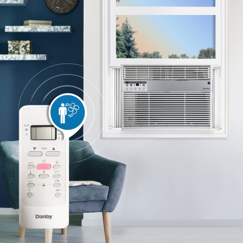 Danby climatiseur de fenêtre DAC145EB6WDB-6 14.500&nbsp;BTU blanc avec Wi-Fi et connexion sans fil