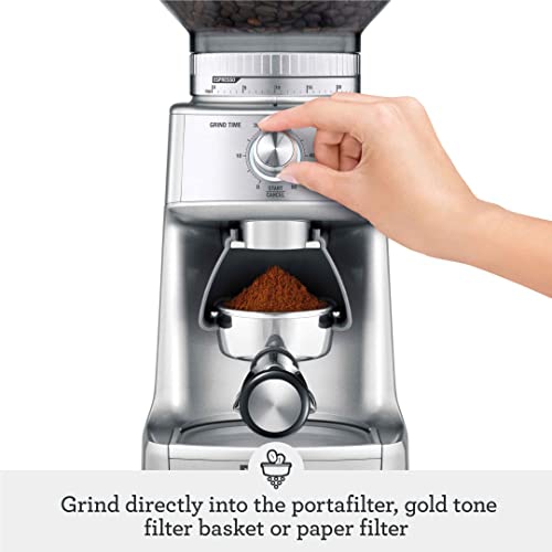 Breville BCG600SIL The Dose Control Pro Coffee Grinder, Silver