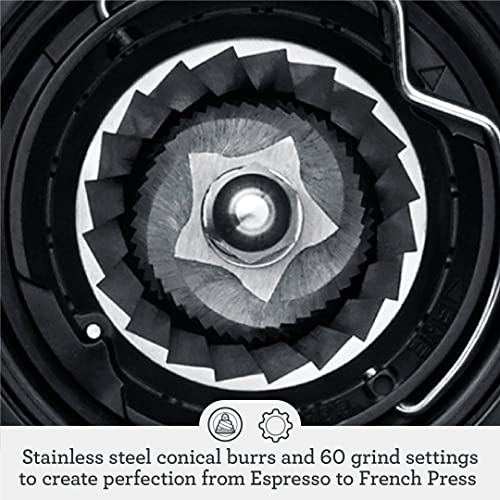 Breville BCG600SIL The Dose Control Pro Coffee Grinder, Silver