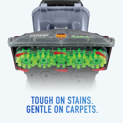 Hoover – nettoyeur de tapis Power Scrub Deluxe, nettoyeur vertical, FH50150, rouge