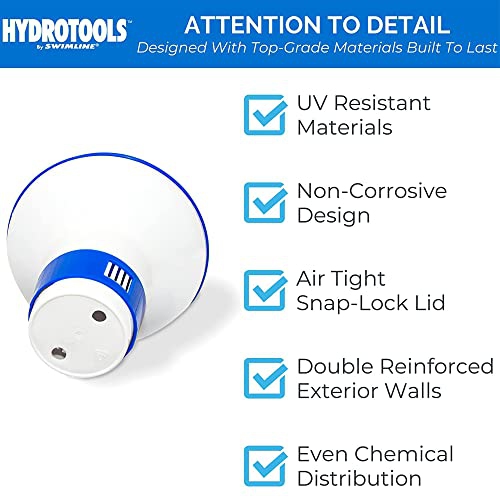 Solstice by International Leisure Products Hydro Tools 8715 Floating Mini Tablet Spa Chemical Dispenser