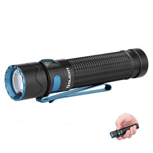 OLIGHT  Warrior Mini2 Rechargeable Tactical Flashlight Led Light 1750 Lumens With Dual Switch And Proximity Sensor (Bla