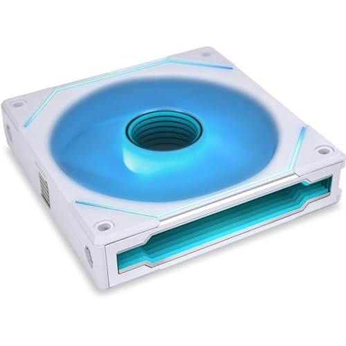 Lian Li UNI Fan SL-INF 120 RGB Infinity Mirror ARGB Fan 120mm White 3-Pack Controller