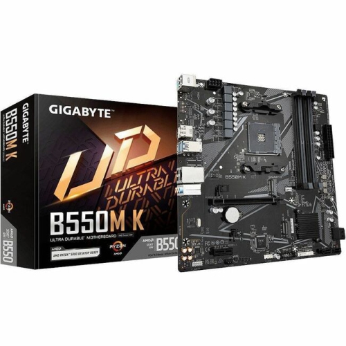 Gigabyte B550M K Ultra Durable B550M K Desktop Motherboard