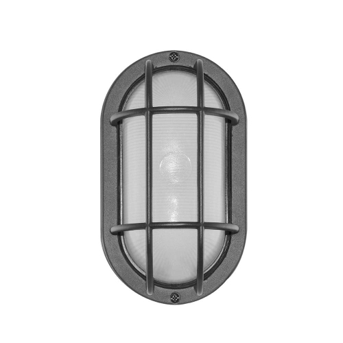 EURI LIGHTING  Eol-Wl13Bk-2050E Aluminum Housing, Bulkhead Outdoor Integrated Led Wall Light, Wet Rated, 6.2 Watts