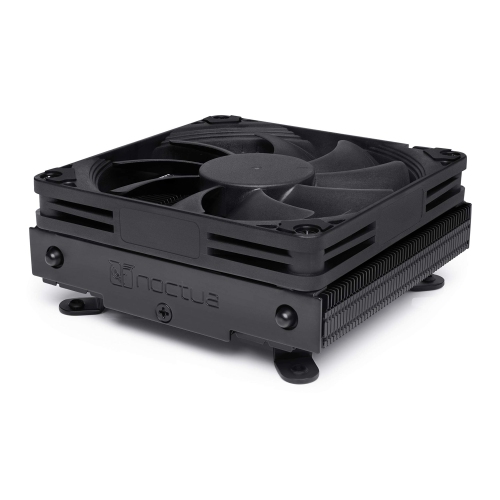 Image 1 of 6.. Noctua NH-L9i-17xx chromax.Black, Premium Low-Profile CPU Cooler for Intel LGA1700