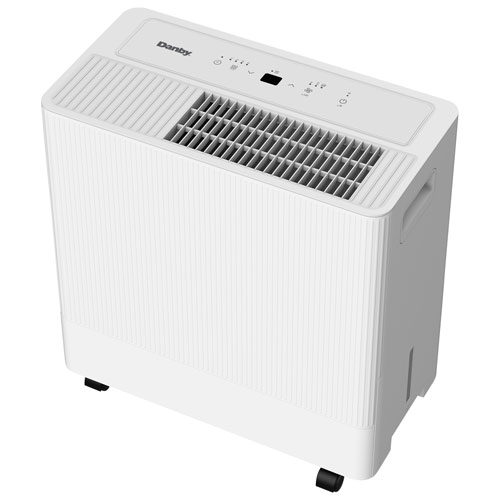 Déshumidificateur de Danby avec déshumidification intelligente et Wi-Fi - 50 chopines - Blanc
