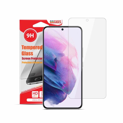 22 cases Tempered Glass Screen Protector|Compatible with Galaxy S23/Galaxy S22