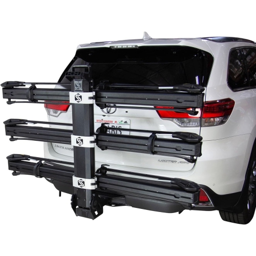 Saris MHS Hitch Bike Rack - 3 Bikes Modular Bike Rack Hitch System for Cars, Trucks and SUVs