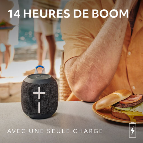 Ultimate Ears WONDERBOOM 4 Waterproof Bluetooth Wireless Speaker - Active Black