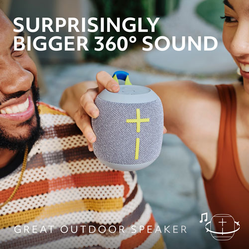 Haut-parleur sans fil Bluetooth étanche WONDERBOOM 4 d'Ultimate Ears - Gris