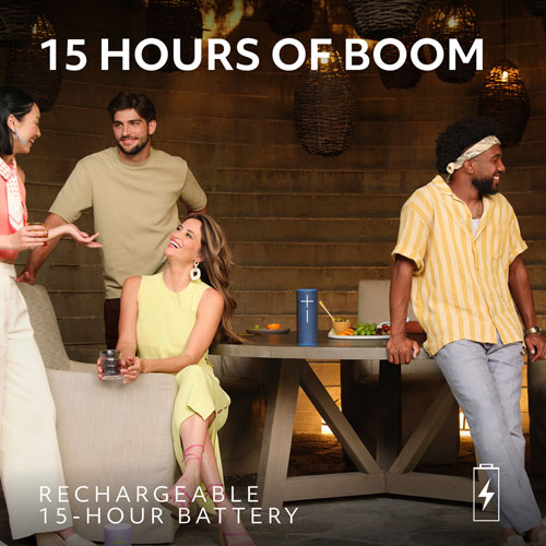 Haut-parleur sans fil Bluetooth étanche BOOM 4 d'Ultimate Ears - Rouge framboise