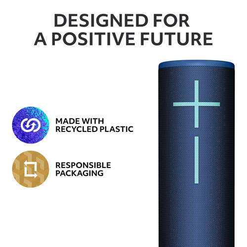 Ultimate Ears MEGABOOM 4 Waterproof Bluetooth Wireless Speaker - Cobalt Blue
