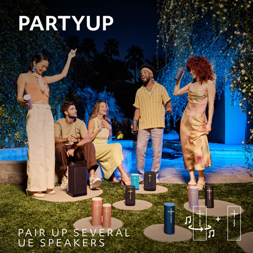 Haut-parleur sans fil Bluetooth étanche MEGABOOM 4 d'Ultimate Ears - Rouge framboise