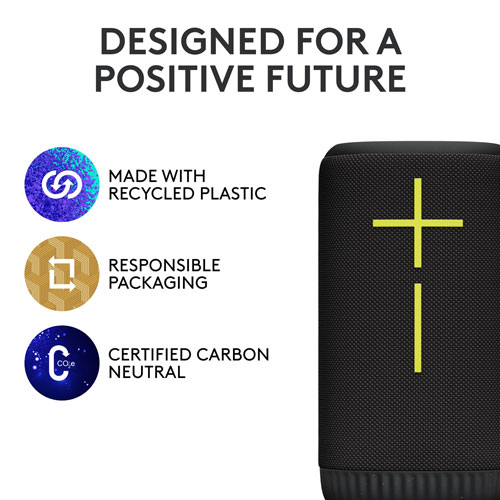 Haut-parleur sans fil Bluetooth étanche EVERBOOM d'Ultimate Ears - Noir