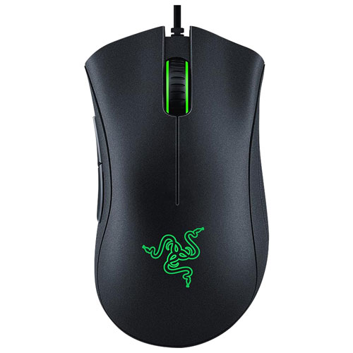 Souris de jeu de 6400 ppp DeathAdder Essential de Razer - Noir