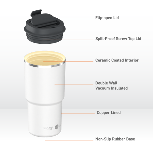 Tasse de voyage Pick Me Up d'Asobu