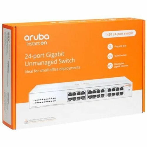 HPE Aruba Instant On 1430 24-Port Unmanaged Switch -