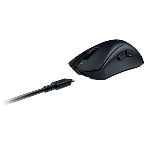 Souris de jeu optique sans fil de 26 000 ppp DeathAdder V3 HyperSpeed de Razer - Noir