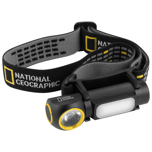 Lampe frontale rechargeable à DEL de National Geographic