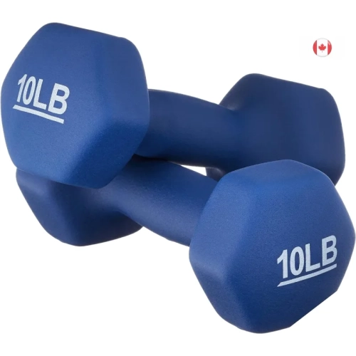 Hexagon Neoprene Dumbbells | Durable Hand Weights for Home Workouts