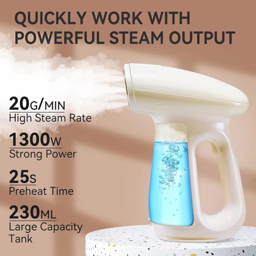 Bear 16.26 x 11.94 x 22.61 cm 1300W Handheld Clothes Steamer Garment Steamer with 230ml Tank