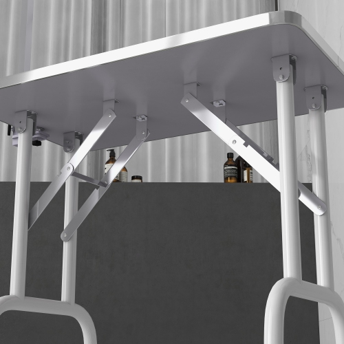 PawHut 32in Foldable Dog Grooming Table for Small Dogs, Pet Grooming Table for Dogs Cats with Adjustable Arm, Non-Slip Surface, Pink