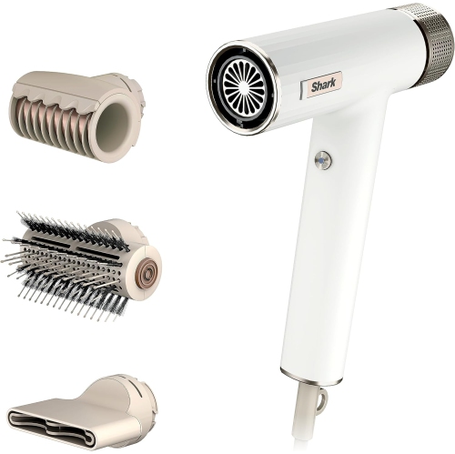 SHARK  Speedstyle Rapidgloss Finisher And High-Velocity Dryer With Iq Speed Styling And Drying Suite, Lightweight, Ionic, No Heat Damage [This review was collected as part of a promotion