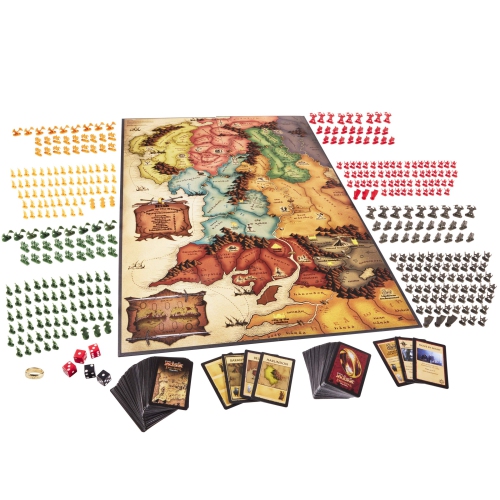 Risk: The Lord of The Rings Trilogy Edition, Strategy Board Game for Ages 10 and Up, for 2-4 Players