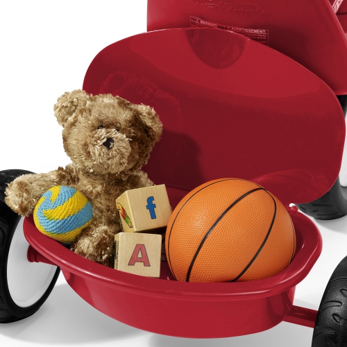 Radio Flyer Deluxe Steer and Stroll Trike, Red Large