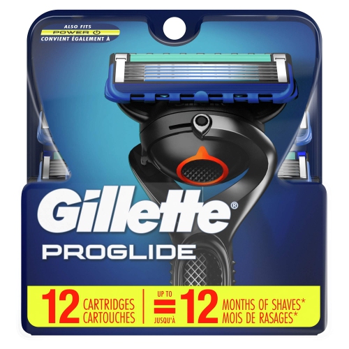 Gillette ProGlide Men's Razor Blade Refills, 12 Refills