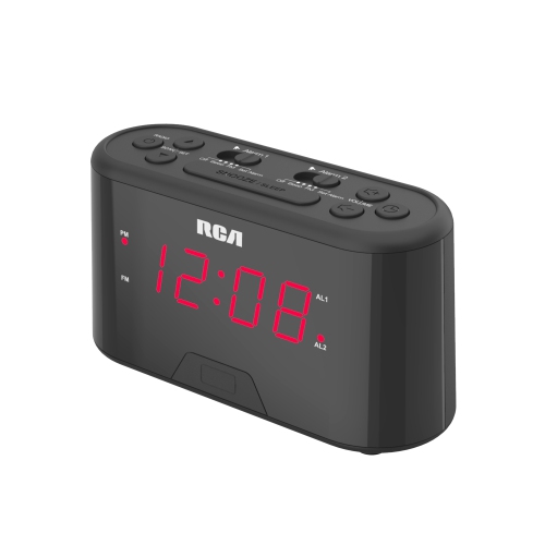 RCA  Digital Clock Radio - In Black