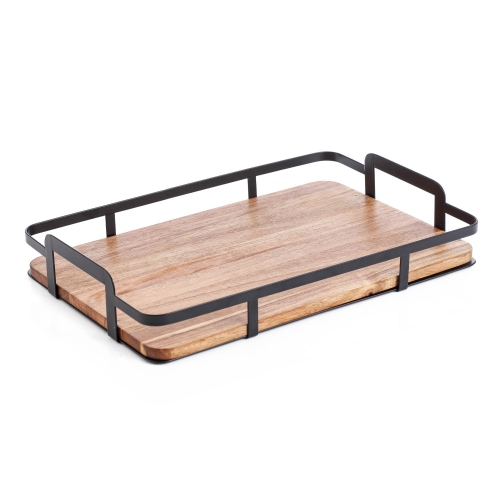 JS GOURMET  - Rectangular Acacia Wood Serving Tray