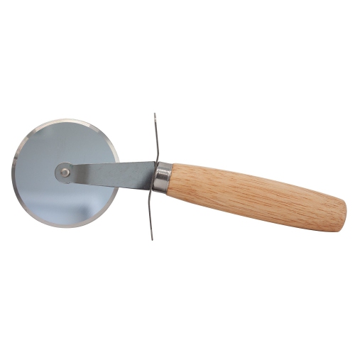 JS Gourmet - 2 in 1 Reversible Wooden Pizza Board, 15" Diameter