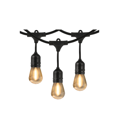 XTRICITY  - Outdoor Led String Lights, Waterproof, 24 Feet Long, 2200K Soft In White