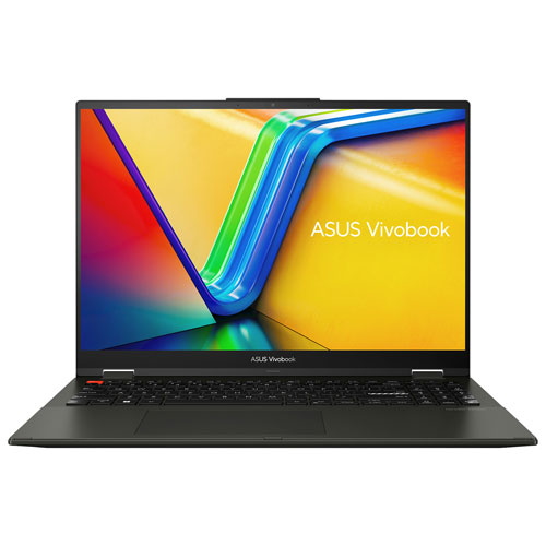 Portable à écran tactile de 16 po VivoBook S 16 Flip d'ASUS - Noir minuit