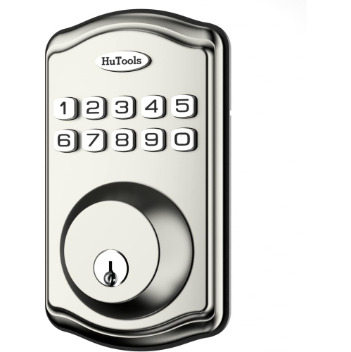 Keyless Entry Door Lock with Keypad, HuTools Electronic Deadbolt Lock