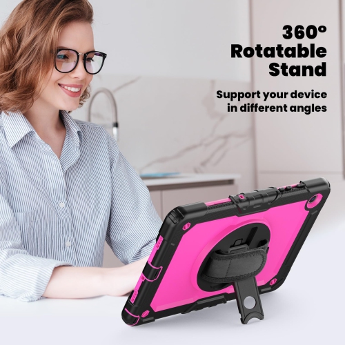 navor for Samsung Galaxy Tab A9 Plus Case 11-inch 2023 with Built-in Screen Protector Shockproof Adjustable Strap 360 Rotating for SM-X210/X216/X218